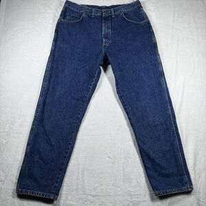 Vintage Wrangler Jeans Mens 38X30 Blue Cowboy Cut Western Original Fit 90s Light